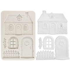 Silicone Mould A5 - Christmas Cottage