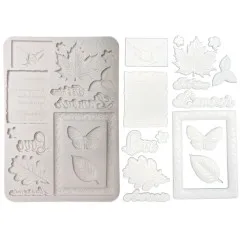 Silicone Mould A5 - Flowers and Poems