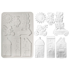 Silicone Mould A5 - Cozy Family