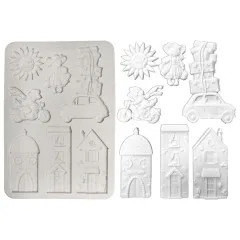 Silicone Mould A5 - Cozy Family