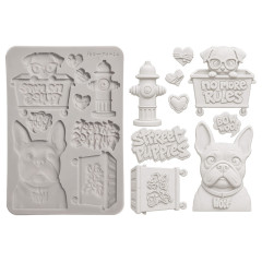 Silicone Mould A5 - Furry Friends 2 - Dogs by Antonis Tzanidakis
