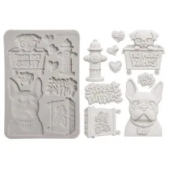 Silicone Mould A5 - Furry Friends 2 - Dogs by Antonis Tzanidakis