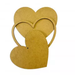 MDF Crafty Shapes Blanks - Hearts