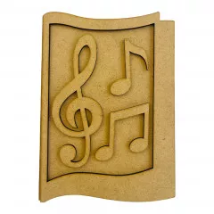 MDF Crafty Shapes Blanks - Music - Notes