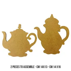 MDF Crafty Shapes Blanks - House of Roses - Tea Pot