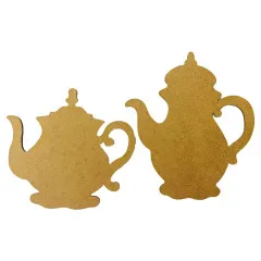 MDF Crafty Shapes Blanks - House of Roses - Tea Pot