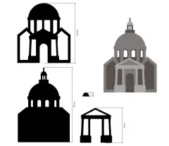 MDF Crafty Shapes Blanks - Venice City of Art - Basilica