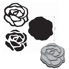 MDF Crafty Shapes Blanks - Venice City of Art - Roses