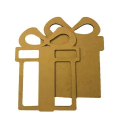 MDF Crafty Shapes Blanks - Candy Christmas - Gift
