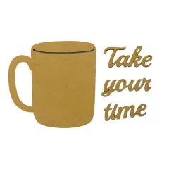 MDF Crafty Shapes Blanks - Whispering Woods - Cup