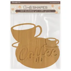 MDF Crafty Shapes Blanks - Coffee and Chocolate - Cup and Plate