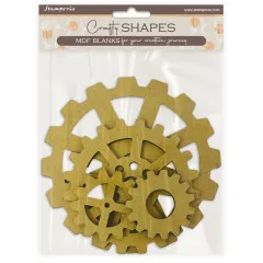 MDF Crafty Shapes Blanks - Gardens of Time - Gears by Antonis Tzanidakis