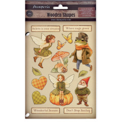 Colored Wooden Shapes - Whispering Woods