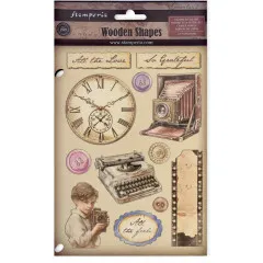 Colored Wooden Shapes - Quiet Days