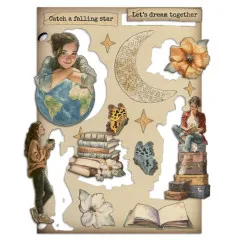 Colored Wooden Shapes - Secret Diary