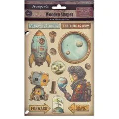 Colored Wooden Shapes - A New Beginning