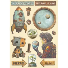 Colored Wooden Shapes - A New Beginning