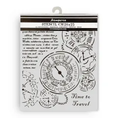 Stamperia Thick Stencil - Venice City of Art - Time to Travel