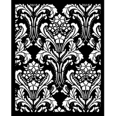 Stamperia Thick Stencil - Quiet Days - Baroque Tapestry
