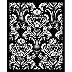 Stamperia Thick Stencil - Quiet Days - Baroque Tapestry