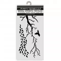 Stamperia Thick Stencil - Dewdrops - Branches