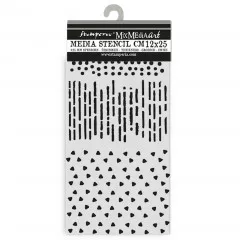 Stamperia Thick Stencil - Dewdrops - Patterns