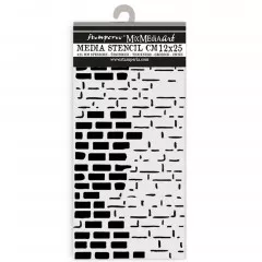 Stamperia Thick Stencil - Art of Travelling - Bricks