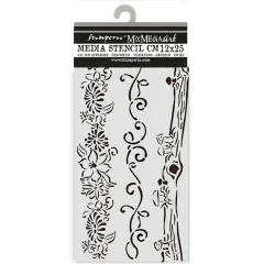 Stamperia Thick Stencil - Hidden Grove - 3 Borders