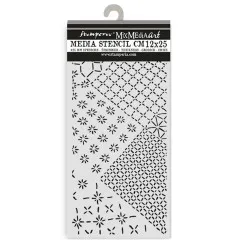 Stamperia Thick Stencil - Quiet Days - Mixed Tiles