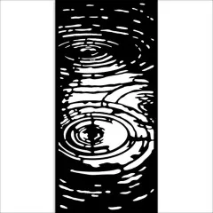 Stamperia Thick Stencil - Herbarium Silvae - Water Pattern