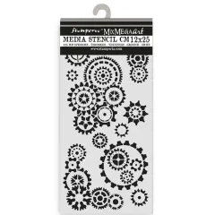 Stamperia Thick Stencil - Gear up for Christmas - Gears