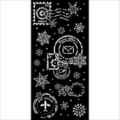 Stamperia Thick Stencil - Gear up for Christmas - Snowflakes