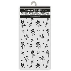 Stamperia Thick Stencil - Family - Small Flower Pattern