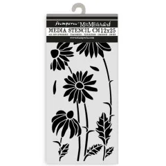 Stamperia Thick Stencil - Daisy Art - Daisies