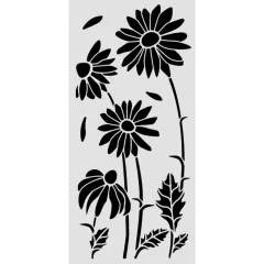 Stamperia Thick Stencil - Daisy Art - Daisies