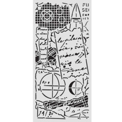 Stamperia Thick Stencil - A New Beginning - Notes