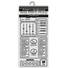 Stamperia Thick Stencil - A New Beginning - Control Panel