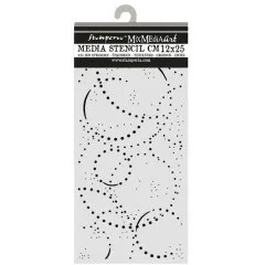 Stamperia Thick Stencil - Cosmos - Orbits by Cristina Radovan