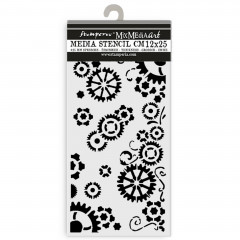 Stamperia Thick Stencil - Gear up for Christmas - Gears