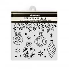 Stamperia Thick Stencil - The Nutcracker - Christmas Ball