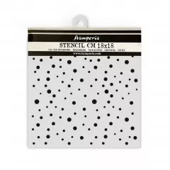 Stamperia Thick Stencil - Classic Christmas - Dots Pattern