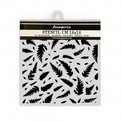 Stamperia Thick Stencil - Forest - Leaves Pattern