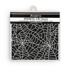 Stamperia Thick Stencil - Whispering Woods - Spider Pattern