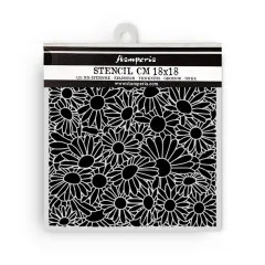 Stamperia Thick Stencil - Daisy Art - Fern