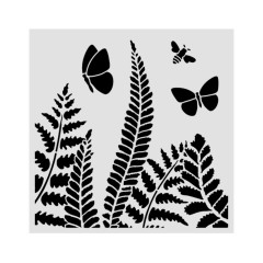 Stamperia Thick Stencil - Daisy Art - Fern