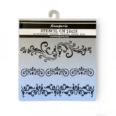 Stamperia Thick Stencil - Around the World - Borders