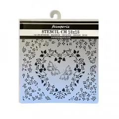 Stamperia Thick Stencil - Sunflower Art - Move and Live Heart