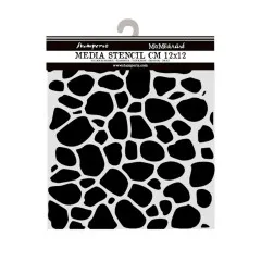 Stamperia Thick Stencil - Hidden Grove - Stone Pattern