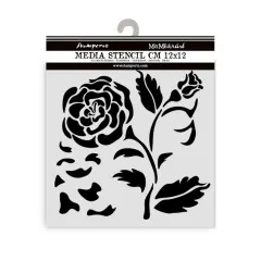 Stamperia Thick Stencil - House of Roses - Big Rose