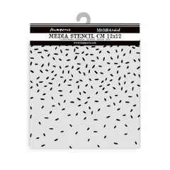 Stamperia Thick Stencil - Candy Christmas - Drippling with Sugar Sparkling